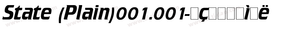 State (Plain)001.001字体转换